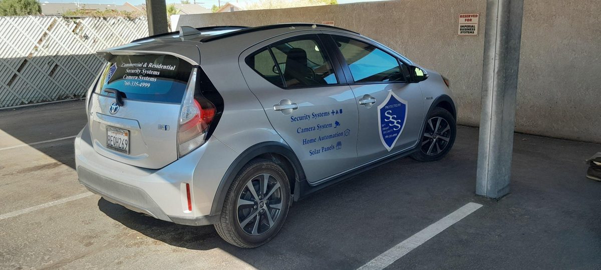 Sky Smart Security branded vehicle