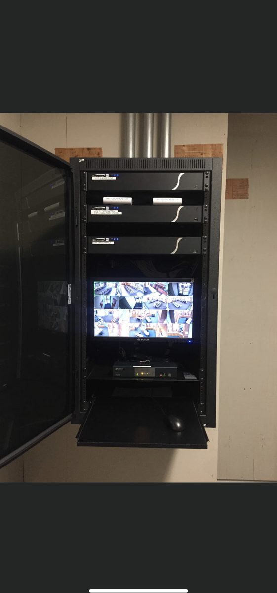 Equipment closet install