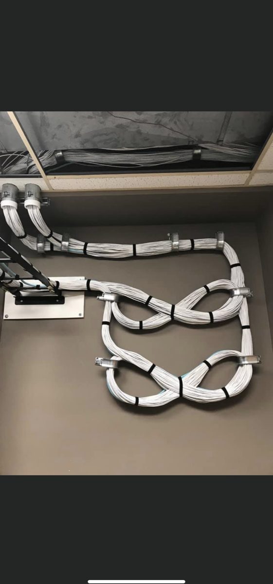 Structured cabling work